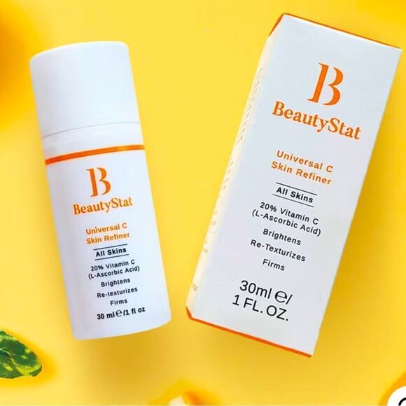 NIB BeautyStat Universal C Skin Refiner 20% Vitamin C‎ Brightening Serum 1-oz